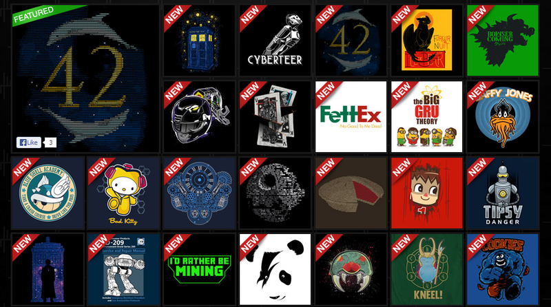 Illustration for article titled Awesome Geek Shirts On The Cheap
